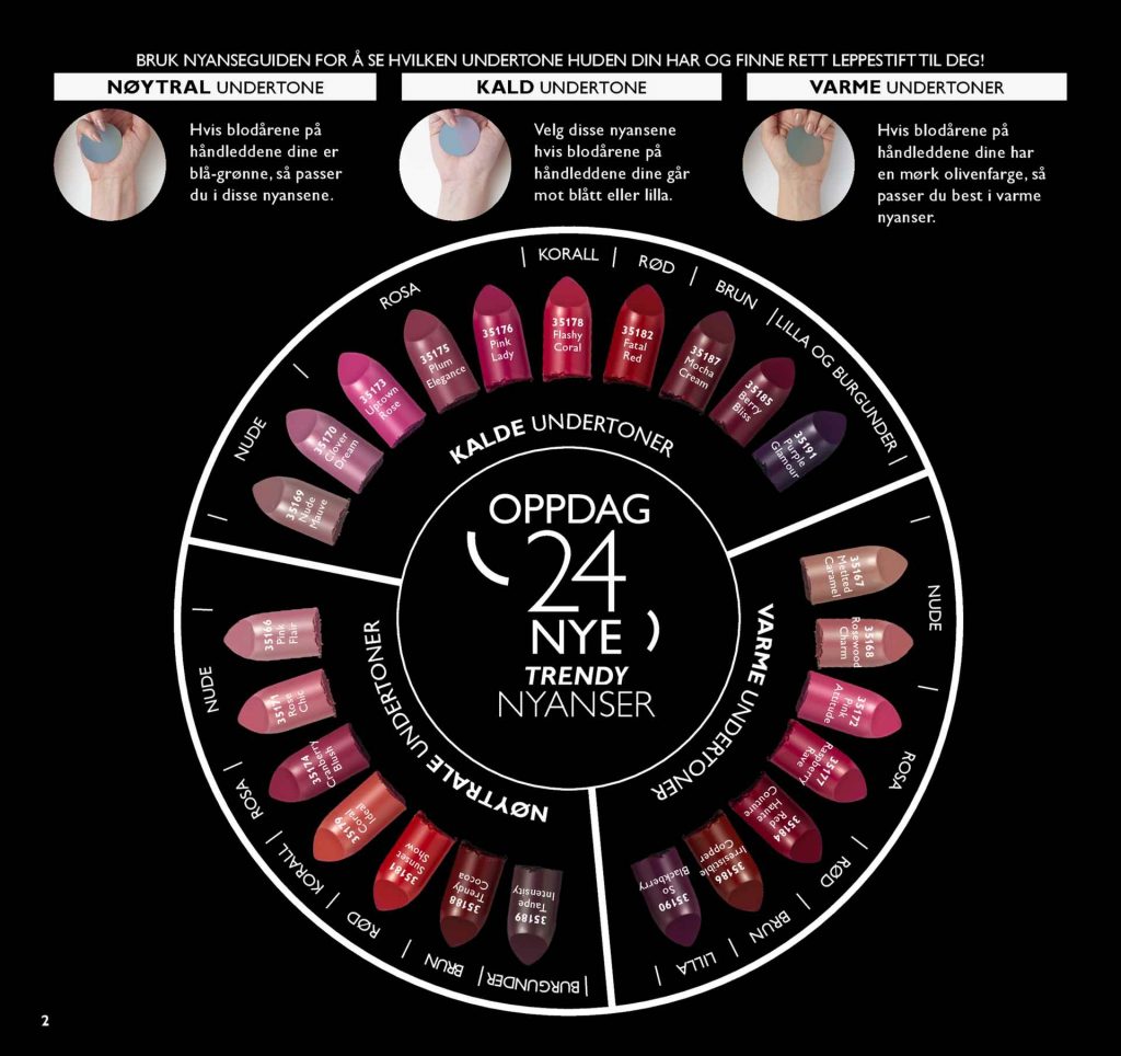 Oriflame leppestift nyanseguid